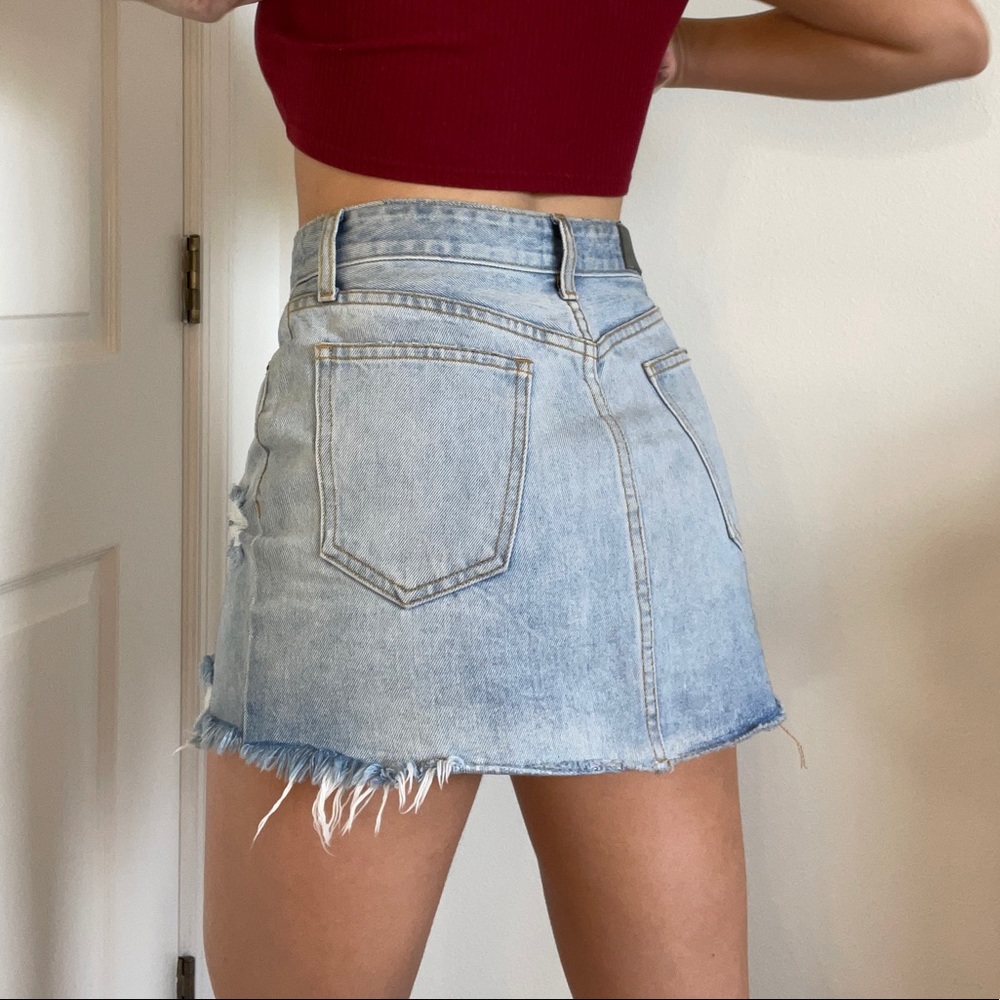 Carmar mini zipper skirt